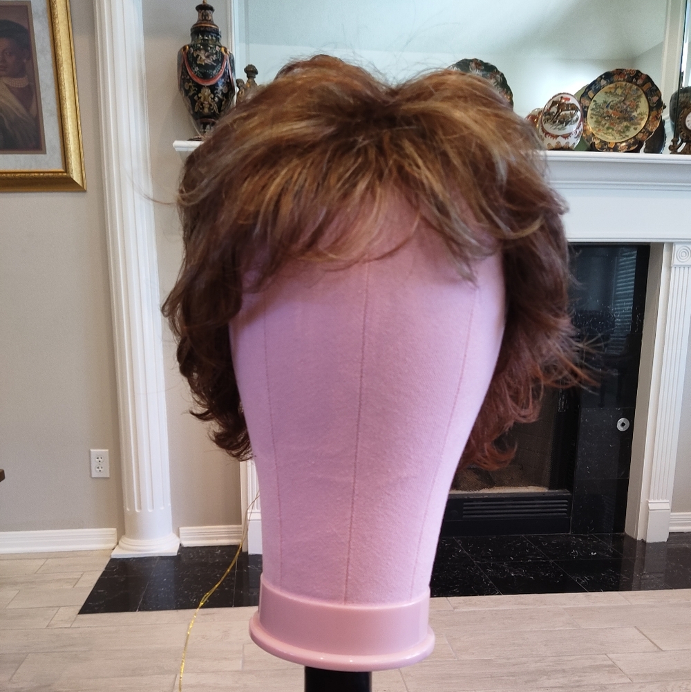 Jon Renau 5341 Bianca Wig 27mbf Strawberry Blonde Auburn Short Synthetic New - Picture 2 of 8
